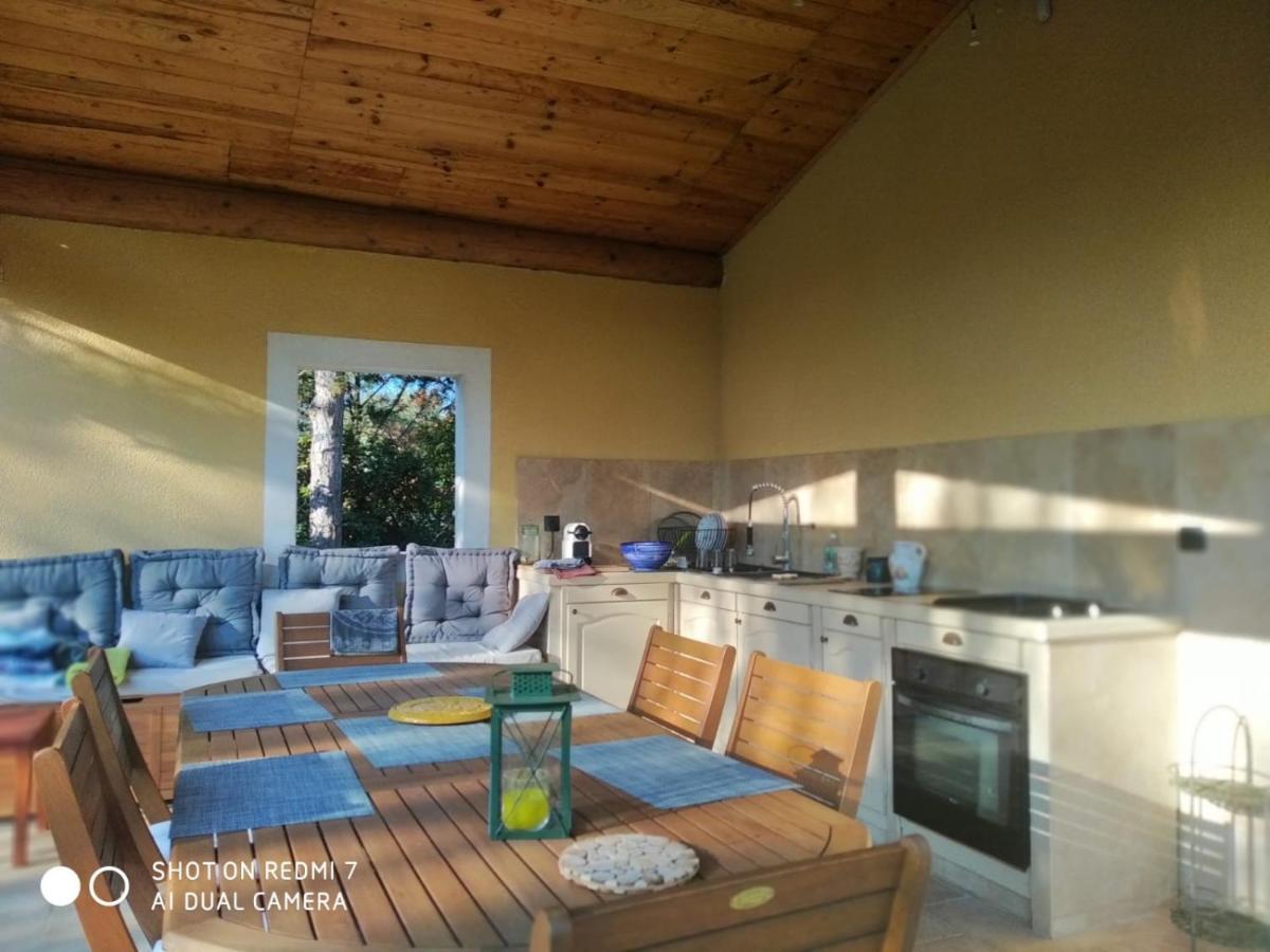 Proche Uzes Petit Gite Avec Grande Cuisine D'Ete Et Piscine Saint-Siffret Exteriör bild