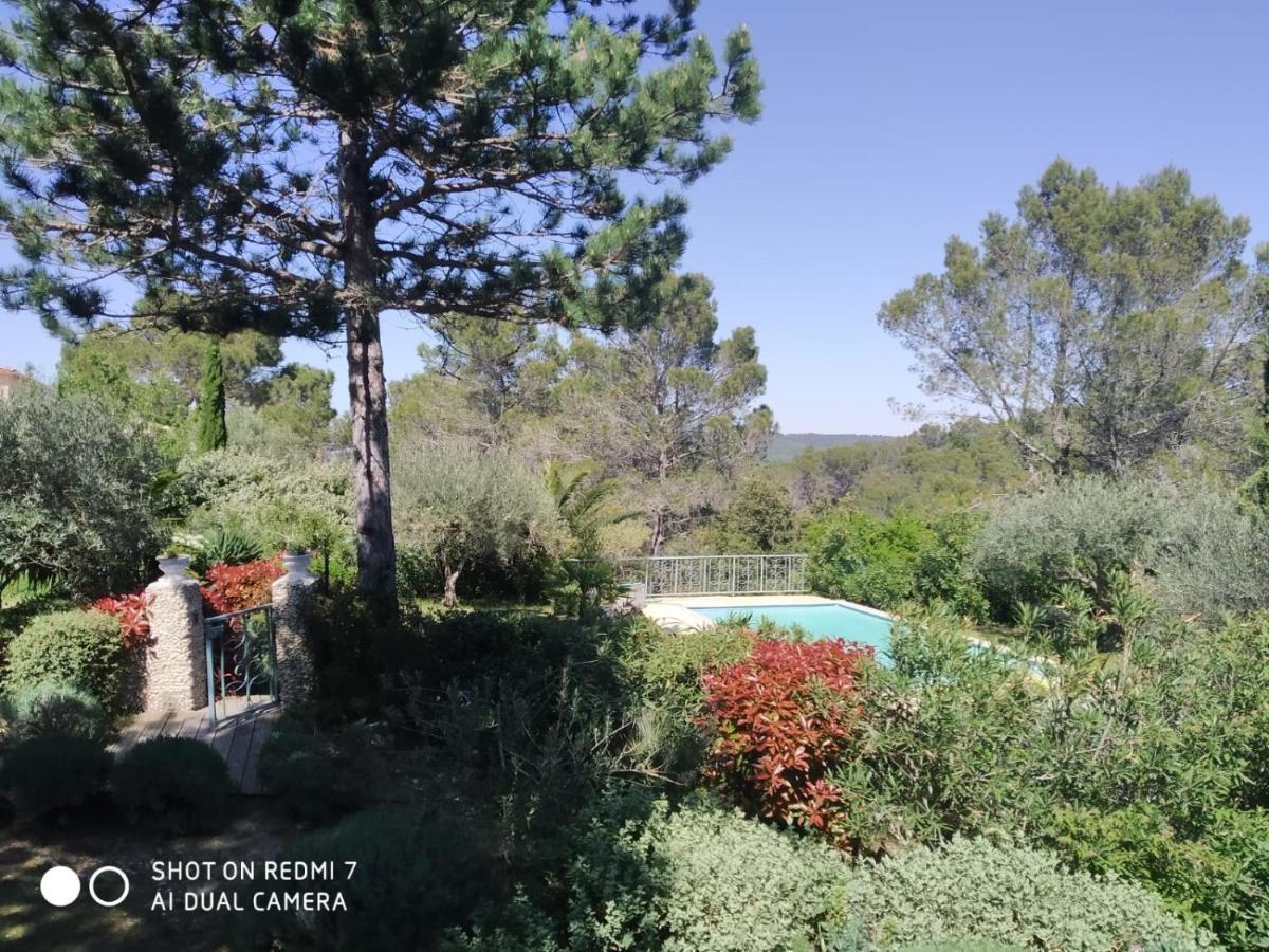 Proche Uzes Petit Gite Avec Grande Cuisine D'Ete Et Piscine Saint-Siffret Exteriör bild